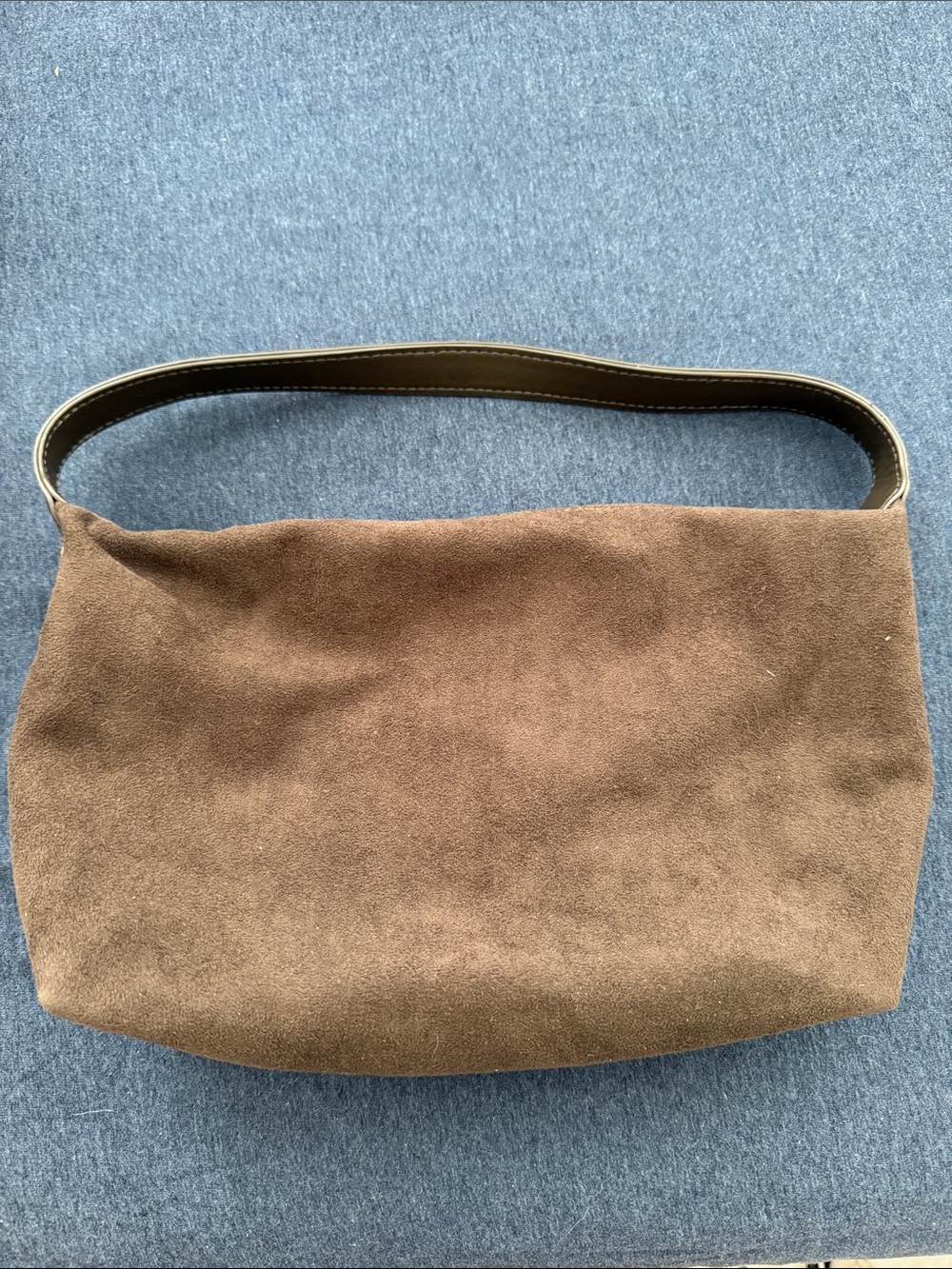 Classic Brown Suede Shoulder Bag